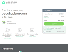 Tablet Screenshot of beauhudson.com